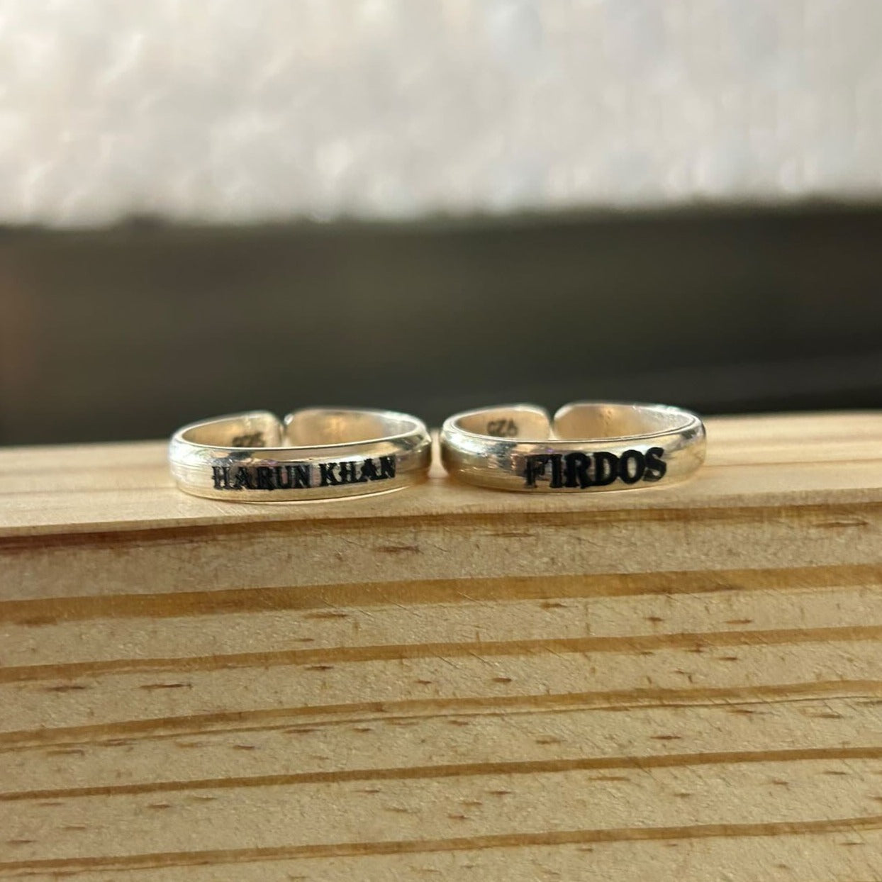 Heart Couple Name Ring – ZERO 2 WORLD
